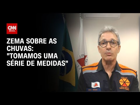 Zema sobre as chuvas: "Tomamos uma série de medidas" | LIVE CNN