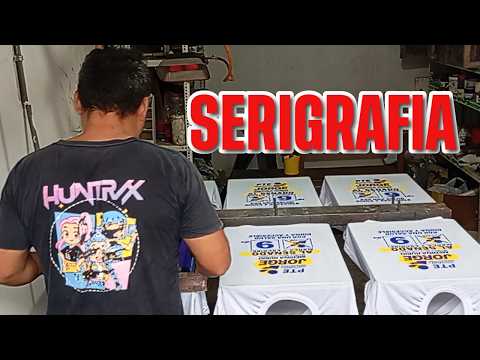 Serigrafiado CAMISETAS para campaña POLITICA (2 colores)