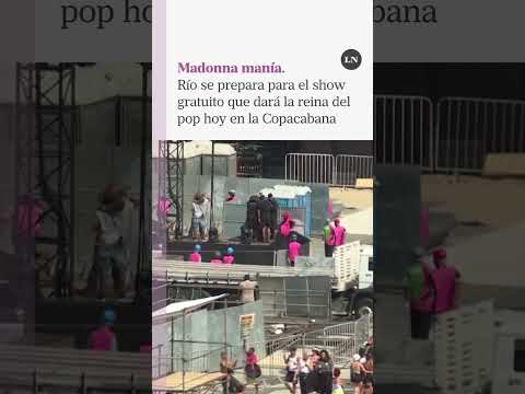 Madonna dará hoy un show gratuito en la playa de Copacabana: se esperan más de un millón de personas
