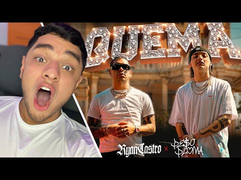 REACCIONANDO a Ryan Castro, Peso Pluma - QUEMA  (Video Oficial)