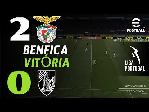 🔴 Benfica x Vitória SC | RESUMO E MELHORES MOMENTOS 🔥 | Liga Portugal 2026 | Simulação eFootball