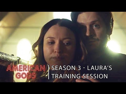 Laura's Training Session | American Gods Best Scenes Season 3 Episode 9