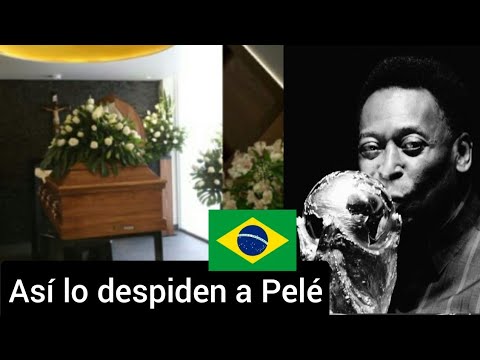 Así despiden a Pelé en su emotivo funeral en el estadio Vila Belmiro, São Paulo, Brasil