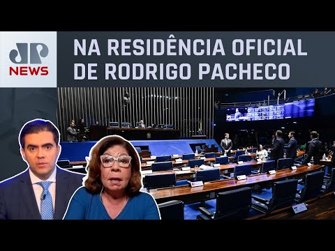 Líderes do Senado discutem desoneração da folha de pagamentos; Dora Kramer e Vilela analisam