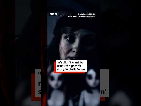 Until Dawn's producers say they didn't want to retell the game's story. #UntilDawn #BBCNews