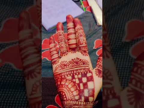 mehandi designs ♥️# Teri ore # short video # viral #trending