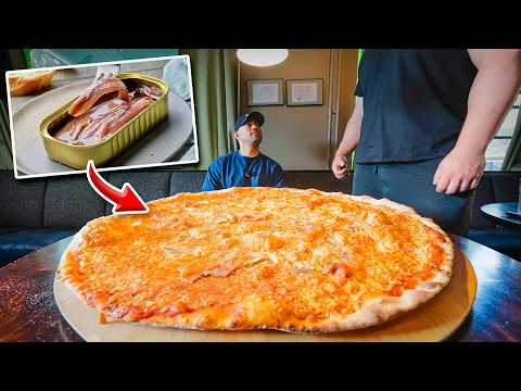 They Chose the WORST Toppings for Europe’s BIGGEST Solo Pizza Challenge! (Terrible Idea!)