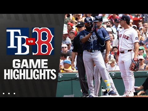 Rays vs. Red Sox Game Highlights (7/13/25) | MLB Highlights