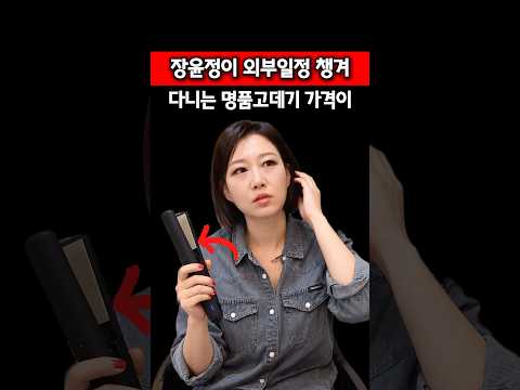 <strong>장윤정이</strong> 실제로 외부일정에 챙기는 명품 무선고데기 가격이