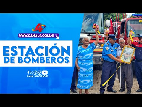 Gobierno Sandinista inaugura estación básica de Bomberos en comunidad Malacatoya de Granada