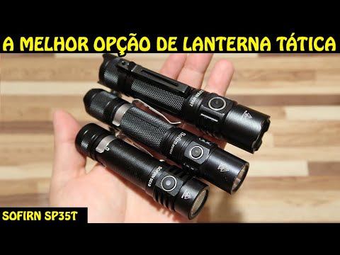 A MELHOR LANTERNA TÁTICA CUSTO BENEFÍCIO - SOFIRN SP35T TÁTICA 3.800 LÚMENS