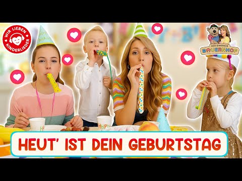 🎉 Heut’ ist dein Geburtstag! 🎁 Fröhliches Kinderlied mit Der Singende Bauernhof