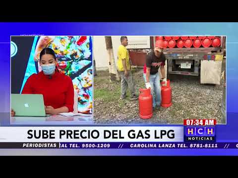 Gas LPG sube casi dos lempiras a partir de hoy