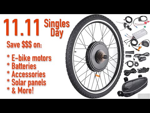 How to save big money on e-bike batteries, kits and more on 11.11!