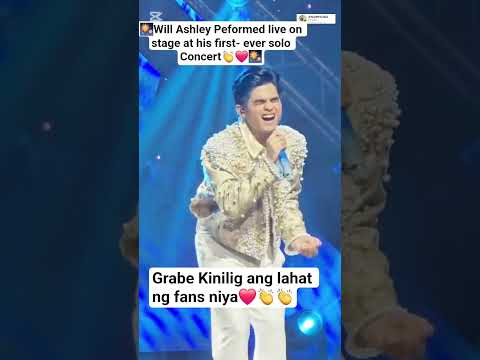 Will Ashley Peformed live on stage at  his first ever Solo Concert #willashley #soloconcert