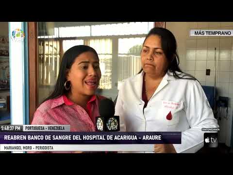 Portuguesa - Reabrieron banco de sangre del hospital de Acarigua - VPItv