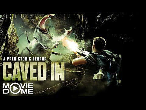 CAVED IN - (ancient monsters horror movie, adventure horror movie) - FULL MOVIE