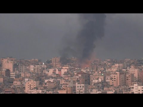 Frappes israéliennes au Liban : un nuage de fumée au sud de Beyrouth | AFP Images