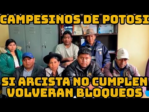 FEDERACIÓN TRABAJADORES CAMPESINOS DE POTOSI GANO EL PUEBLO