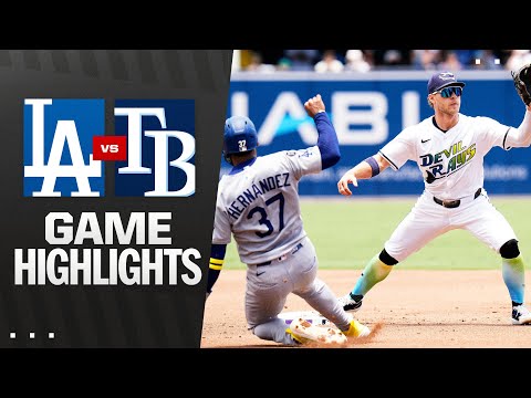 Dodgers vs. Rays Game Highlights (8/2/25) | MLB Highlights