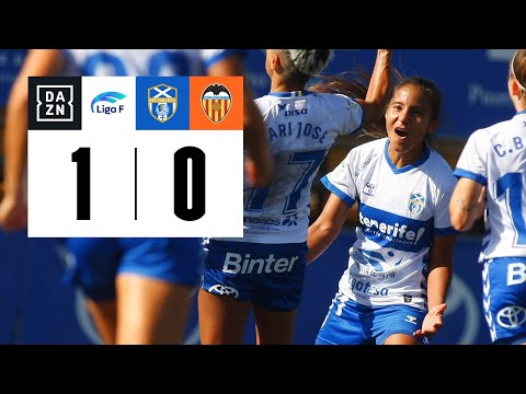 UDG Tenerife vs VCF Femenino (1-0) | Resumen y goles | Highlights Liga F