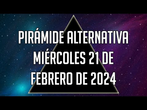 Pirámide Alternativa para el Miércoles 21 de Febrero de 2024 - Lotería de Panamá