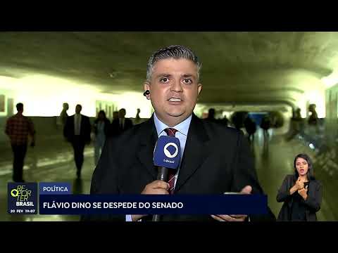 Flávio Dino se despede do Senado