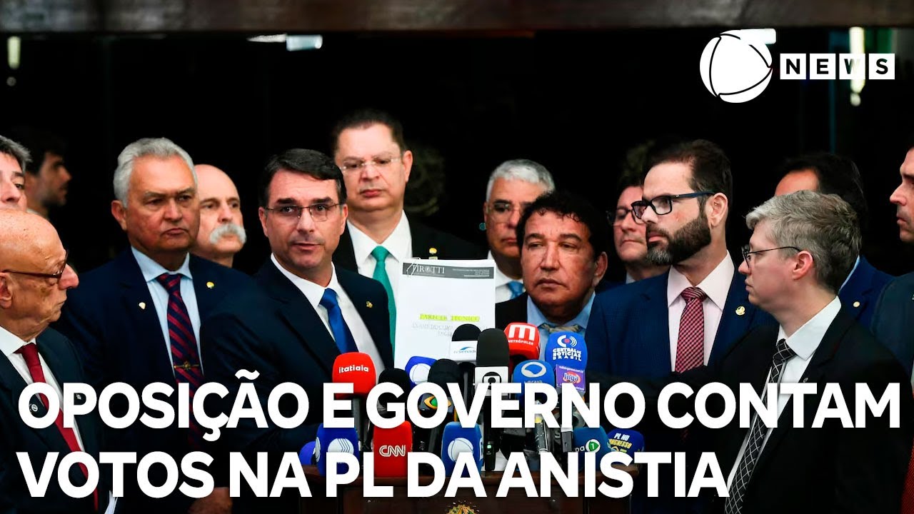 Oposição e governo contam votos na PL da anistia