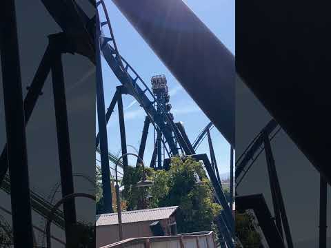 Off-ride Batman At Six Flags Magic Mountain #rollercoaster #sixflagsmagicmountain #sixflags #ride