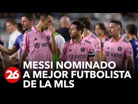 Messi fue nominado a mejor futbolista de la MLS