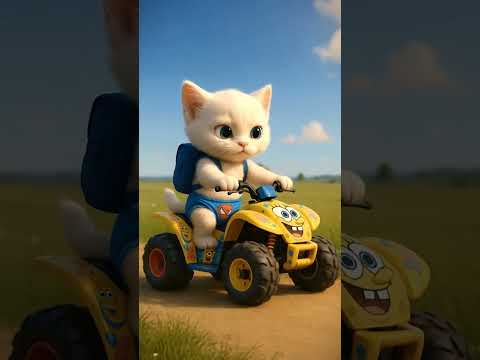 🤯🐾The little cat painted his mother and regretted it🐾😱#animation #cat #funny #ai