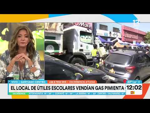 Incautan gas pimienta que era vendido en Estación Central  | Tu Día | Canal 13
