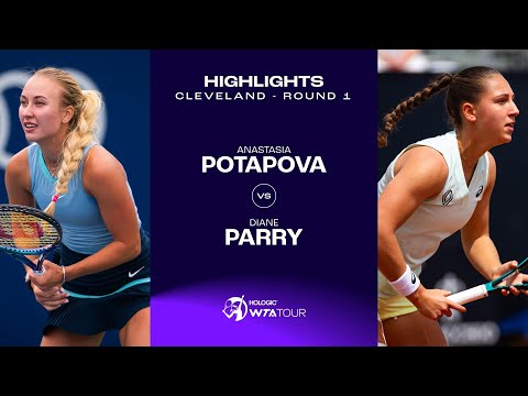 Anastasia Potapova vs. Diane Parry | 2024 Cleveland Round 1 | WTA Match Highlights