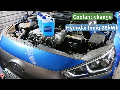How to change the coolant in a Hyundai Ioniq Electric 28kWh (2016-2019)