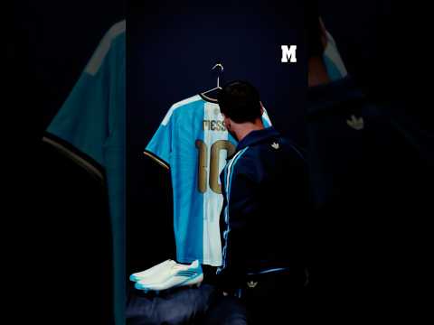 <strong>Messi</strong> se 'convierte' en el sol de la bandera argentina en <strong>su</strong> adiós a la albiceleste #shorts