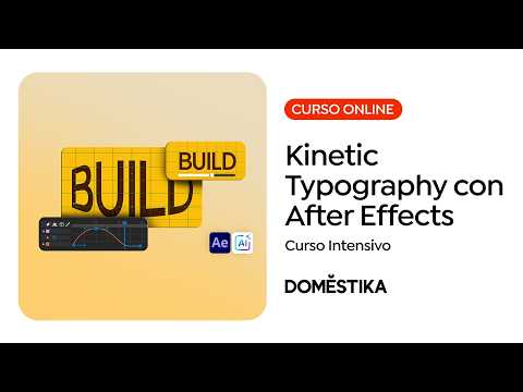 Kinetic Type con After effects e Inteligencia Artificial