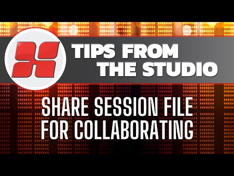 How To Share A Session File in Mixbus32c V9