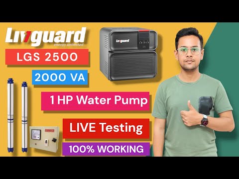 Livguard LGS 2500 Heavy inverter || Water pump testing live proof || 2KVA inverter