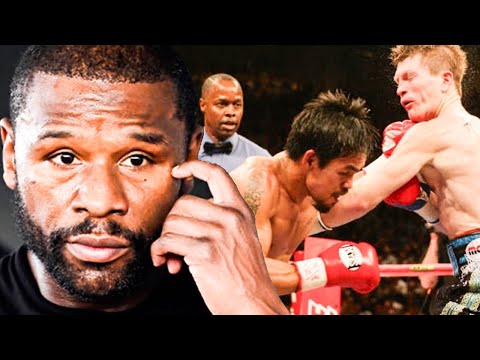 Floyd Mayweather DEMONSTRATES HOW Pacquiao SETS TRAP TO LAND BEST KO SHOT on opponents | #TBT