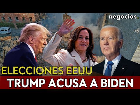 ELECCIONES EEUU: Trump acusa a Biden de meter a EEUU en la guerra y Kamala presume de plan económico