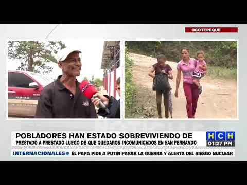 ¡A falta de un puente! incomunicados los pobladores de San Fernando, Ocotepeque
