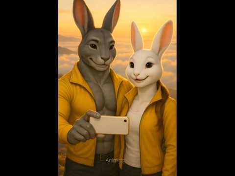 Pasangan kelinci yang manis 🐰😍 #shorts #kelinci #kelincikeren #hiking #mendakigunung