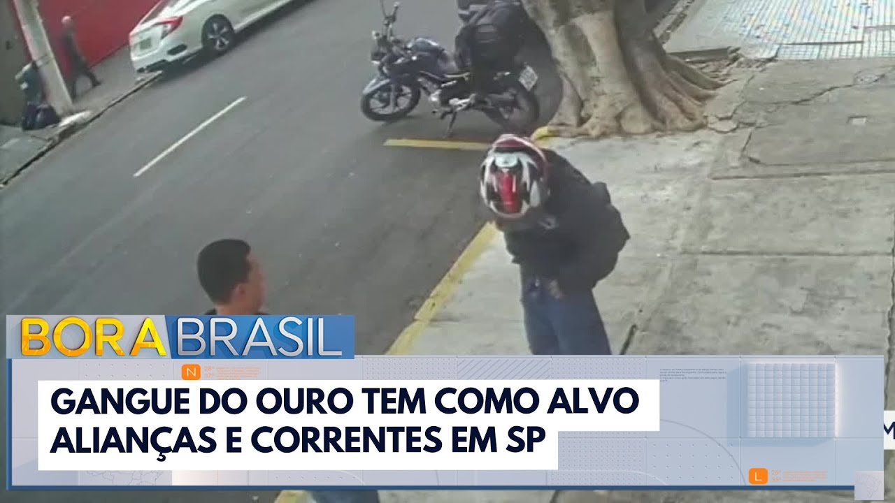 Gangue do ouro tem como alvo alianças e correntes em SP