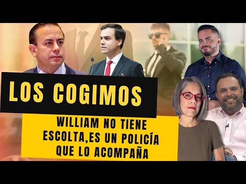 WILLIAM VILLAFAÑE NO TIENE ESCOLTAS, ES UN POLICÍA QUE LO ACOMPAÑA A TODOS LADOS COMO ASESOR