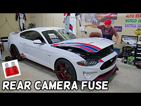 FORD MUSTANG REAR VIEW CAMERA FUSE LOCATION REPLACEMENT 2015 2016 2017 2018 2019 2020 2021 2022 2023