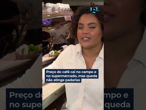 Preço do café cai no campo e no supermercado, mas queda não atinge padarias #Shorts #JornalDaRecord