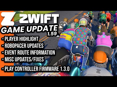 ZWIFT Game Update v1.59 // Player Highlight // New Play Controller Firmware // More