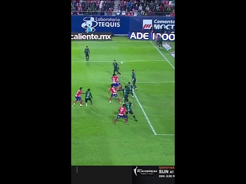 ¡ATLÉTICO DE SAN LUIS empata con gol de ÓSCAR MACÍAS!