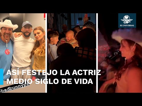 Penélope Cruz festejó su cumpleaños a lo grande, junto a Bad Bunny, Ricky Martin, Rosalia y más