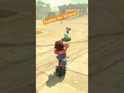 I forgot how useful the feather is for narrow victories #nintendoswitch2 #fyp #mariokart #nintendo
